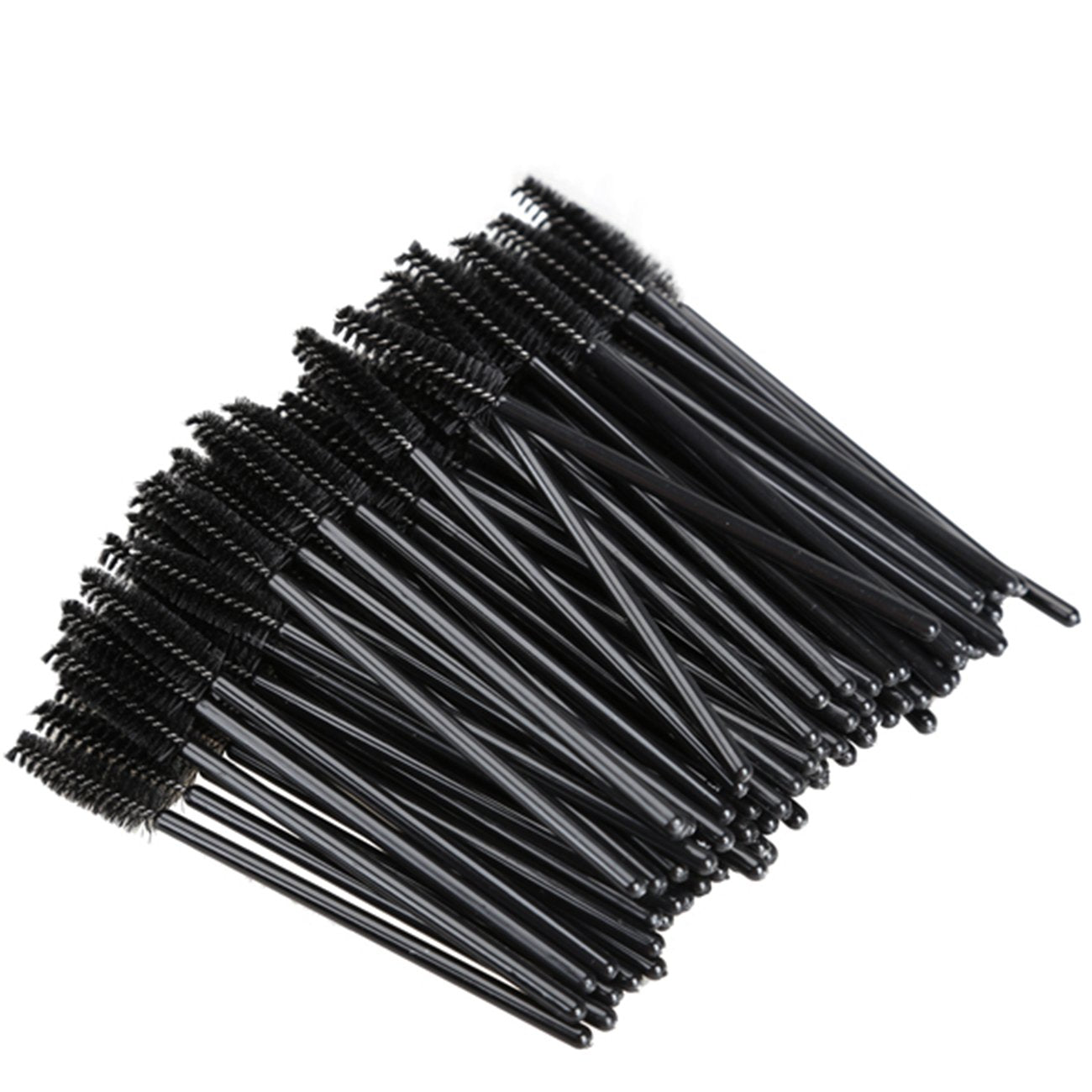 GoWorth cepillos femeninos negro y rosa, compatibles con cosméticos y limpieza.
