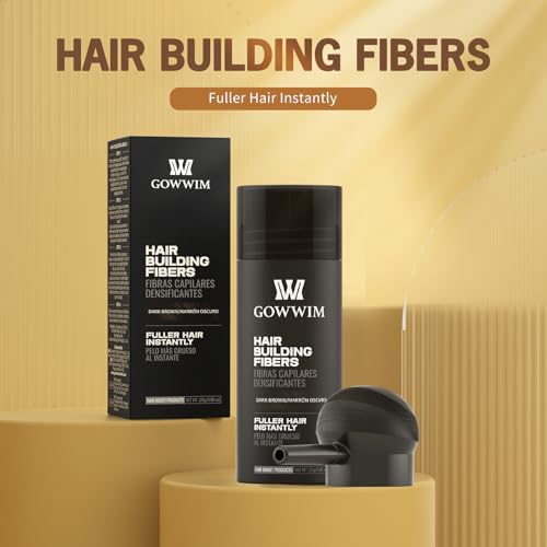 gowwim fibras capilares cobertura en cabello fino, aspecto más denso