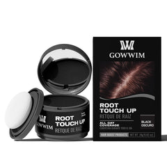 gowwim polvo de línea de pelo negro cubre canas al instante para un acabado natural.