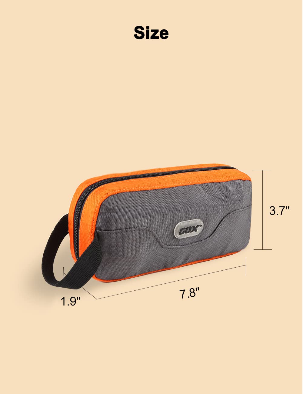 GOX dimensiones compactas, ideal para viajar ligero.