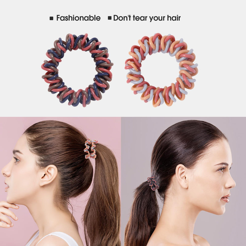 GoYoho tira espiral para cabello grueso, sujeción suave y duradera.
