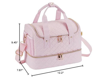 GR69N gift-ready nail polish organizer case in pink shade