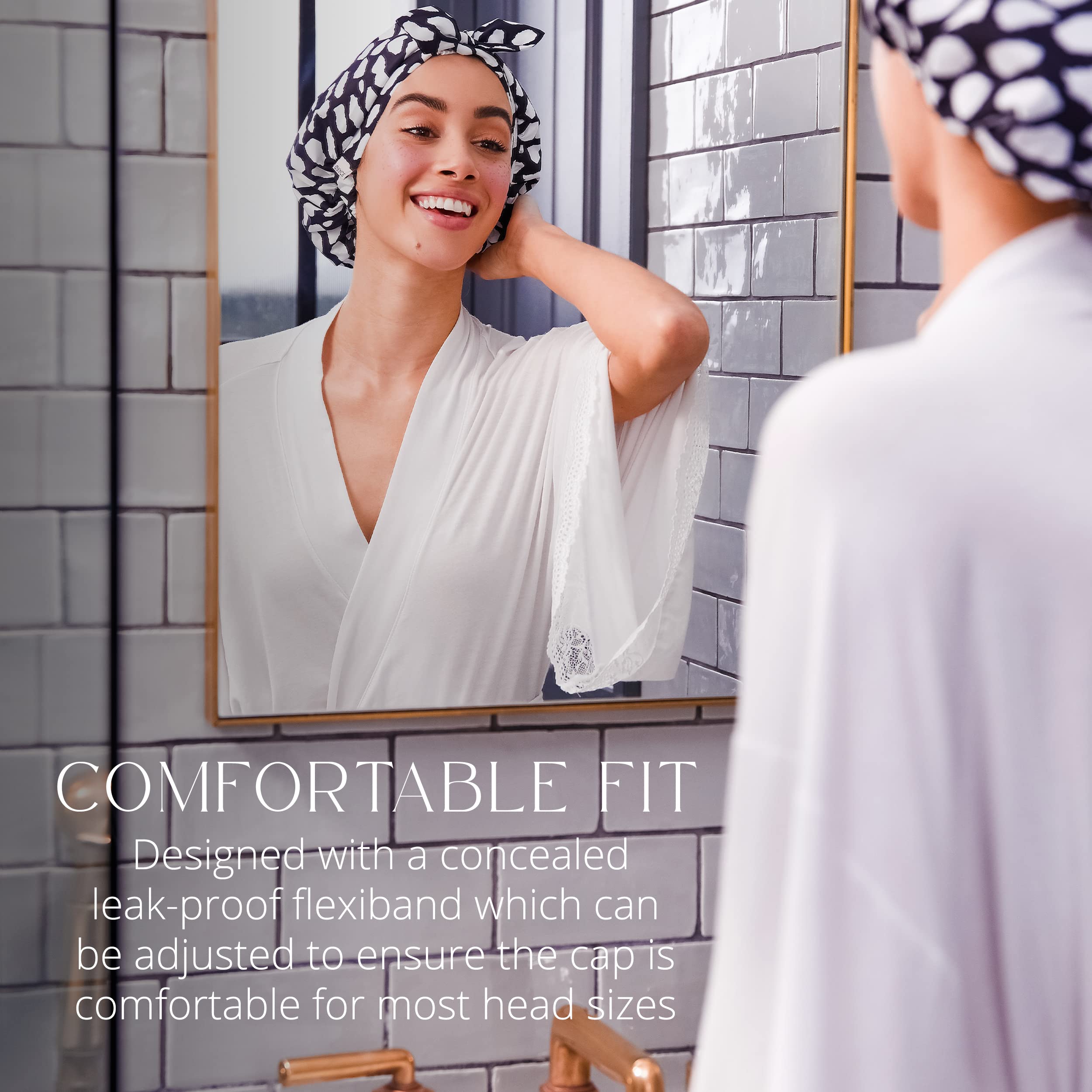 Ajuste con lazo ajustable de GRACE & COMPANY Casablanca para diferentes largos de cabello.