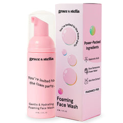 Grace & Stella limpiador facial espumoso 60ml, limpieza suave e hidratante