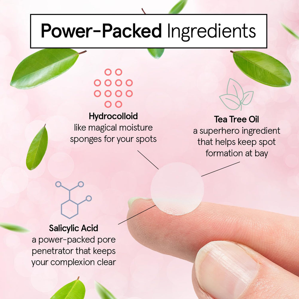 Grace & Stella parches hidrocoloide, cobertura suave para brotes