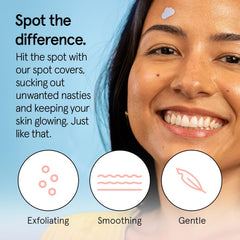 Grace & Stella patch-coeurs-visage-hydrocolloide: design en cœur protège les imperfections.