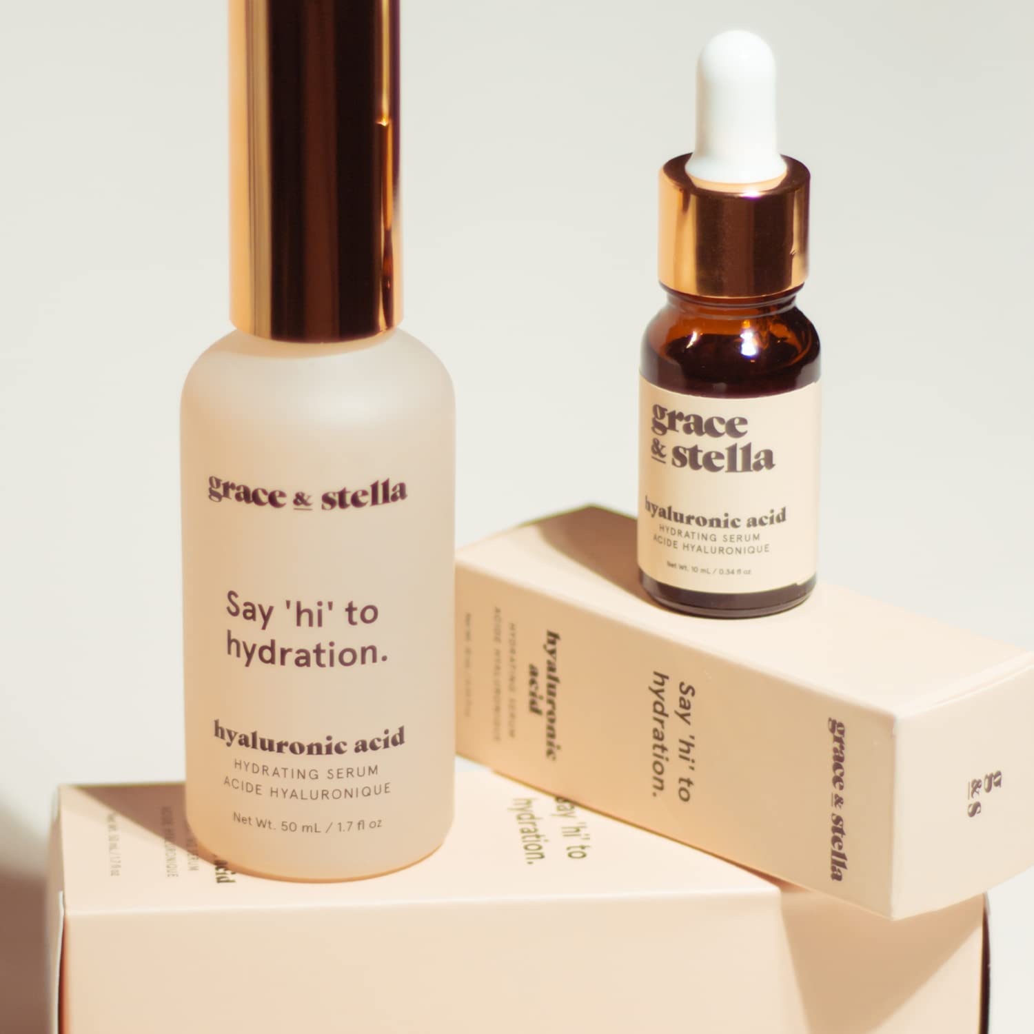 Grace & Stella serum, efecto luminoso que mejora la apariencia de la piel.
