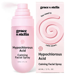 grace y stella spray acido hipocloroso para la cara, rociado suave y calmante