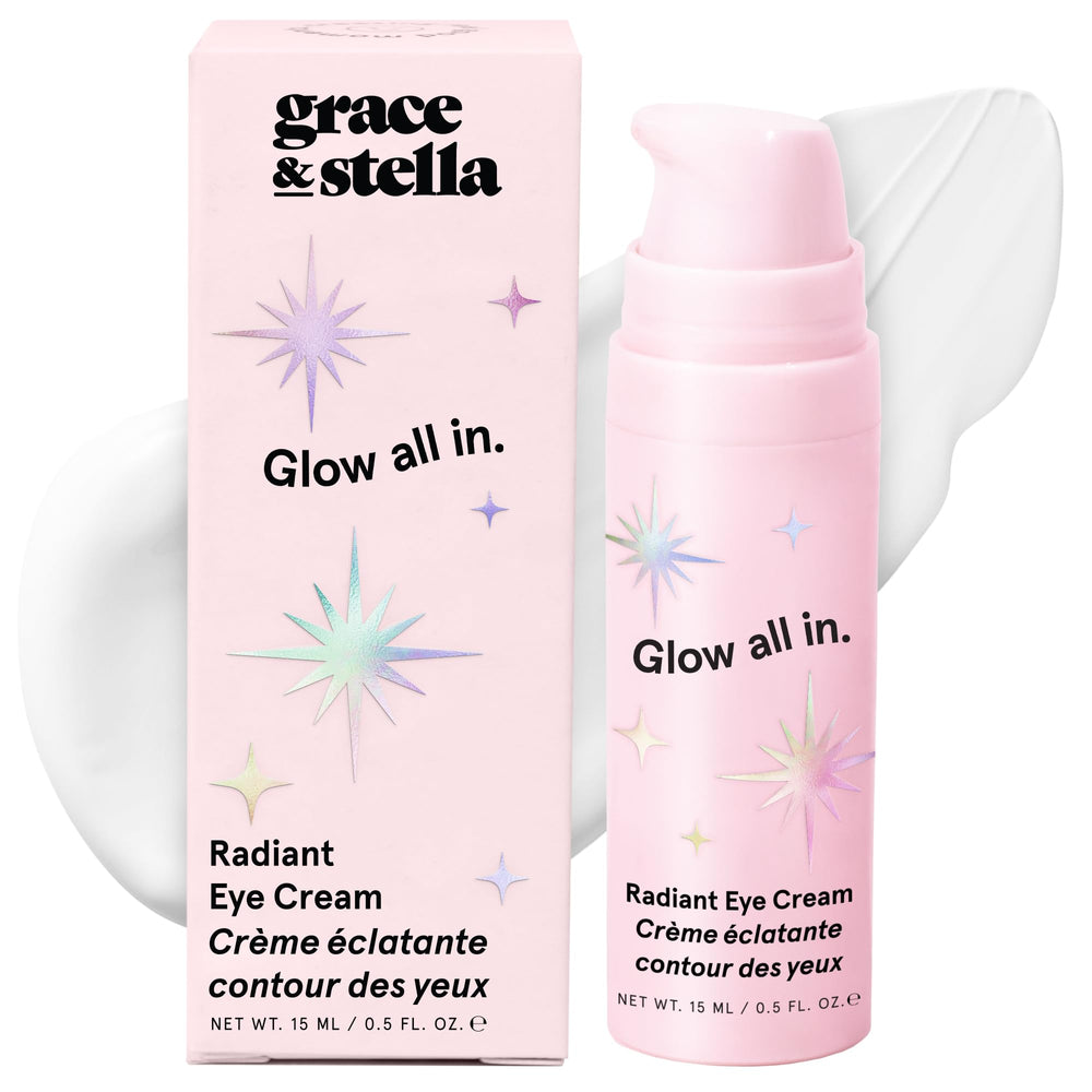 Grace & Stella, suero para ojos con retinol y cafeína, mejora la apariencia de ojeras.