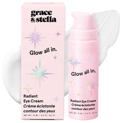 Grace & Stella, suero para ojos con retinol y cafeína, mejora la apariencia de ojeras.