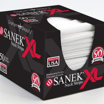 Tiras faciales Graham Beauty Sanek XL en estuche de 50 unidades para depilación