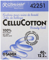 Graham bobina Cellucotton Belleza, 40 pies, ideal para faciales y cuidado de la piel.