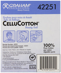 Graham bobina Cellucotton Belleza, para limpieza suave de la piel y manicuras.