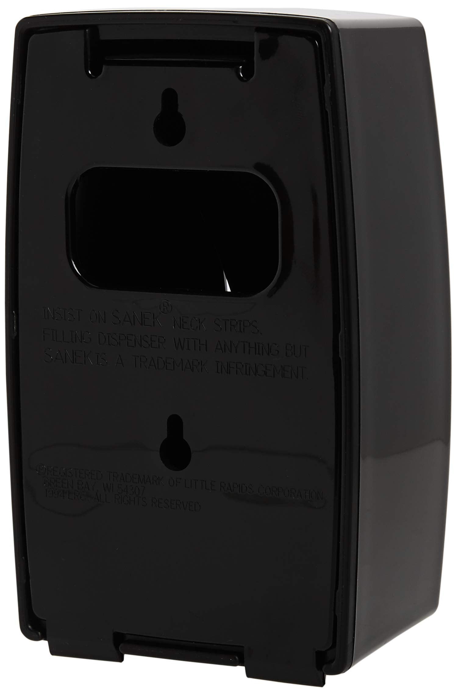 Graham Sanek, dispensador compacto, ideal para espacios pequeños en clínicas.
