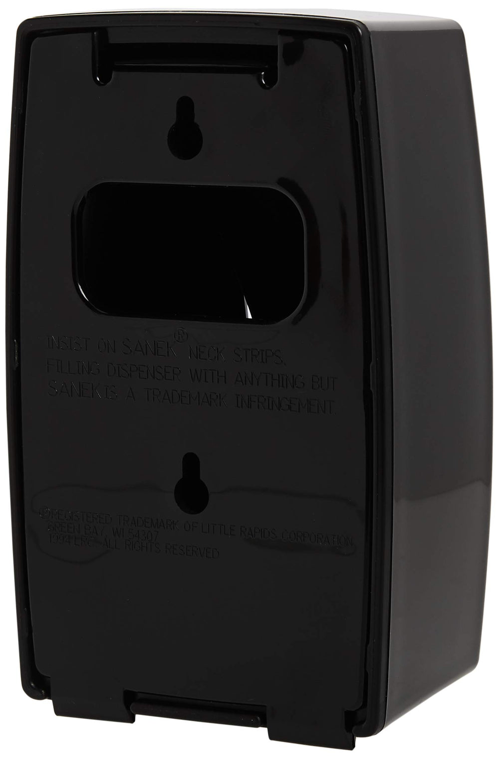 Graham Sanek, dispensador compacto, ideal para espacios pequeños en clínicas.