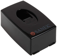 Graham Sanek: dispensador de tiras para cuello, vista frontal para uso rápido.