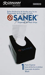 Graham Sanek: dispensador en entorno clínico para acceso rápido a tiras.