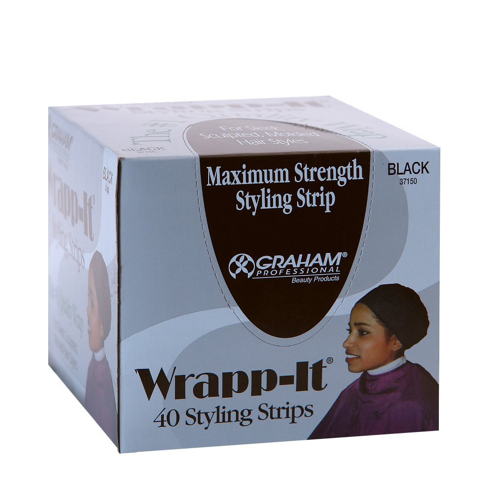 Graham Wrapp-it: tiras para envoltura de cabello natural que sujetan durante el secado.