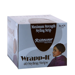 Graham Wrapp-it: tiras para envoltura de cabello natural que sujetan durante el secado.