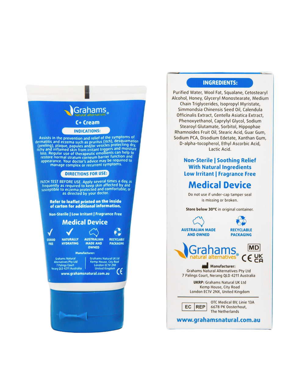 Grahams Natural C+ Crème – témoignage utilisateur sur l’efficacité.