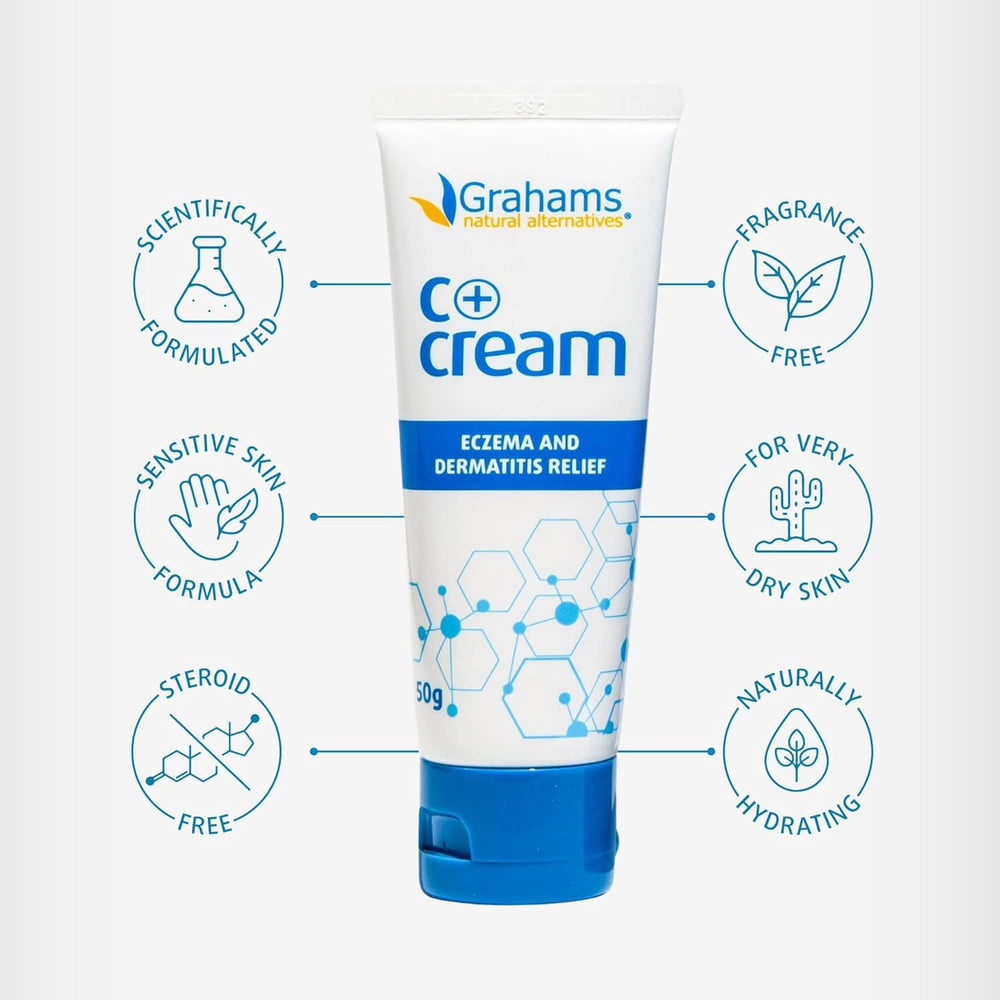 Étiquette indiquant la formulation sans parfum et sans corticoïdes.