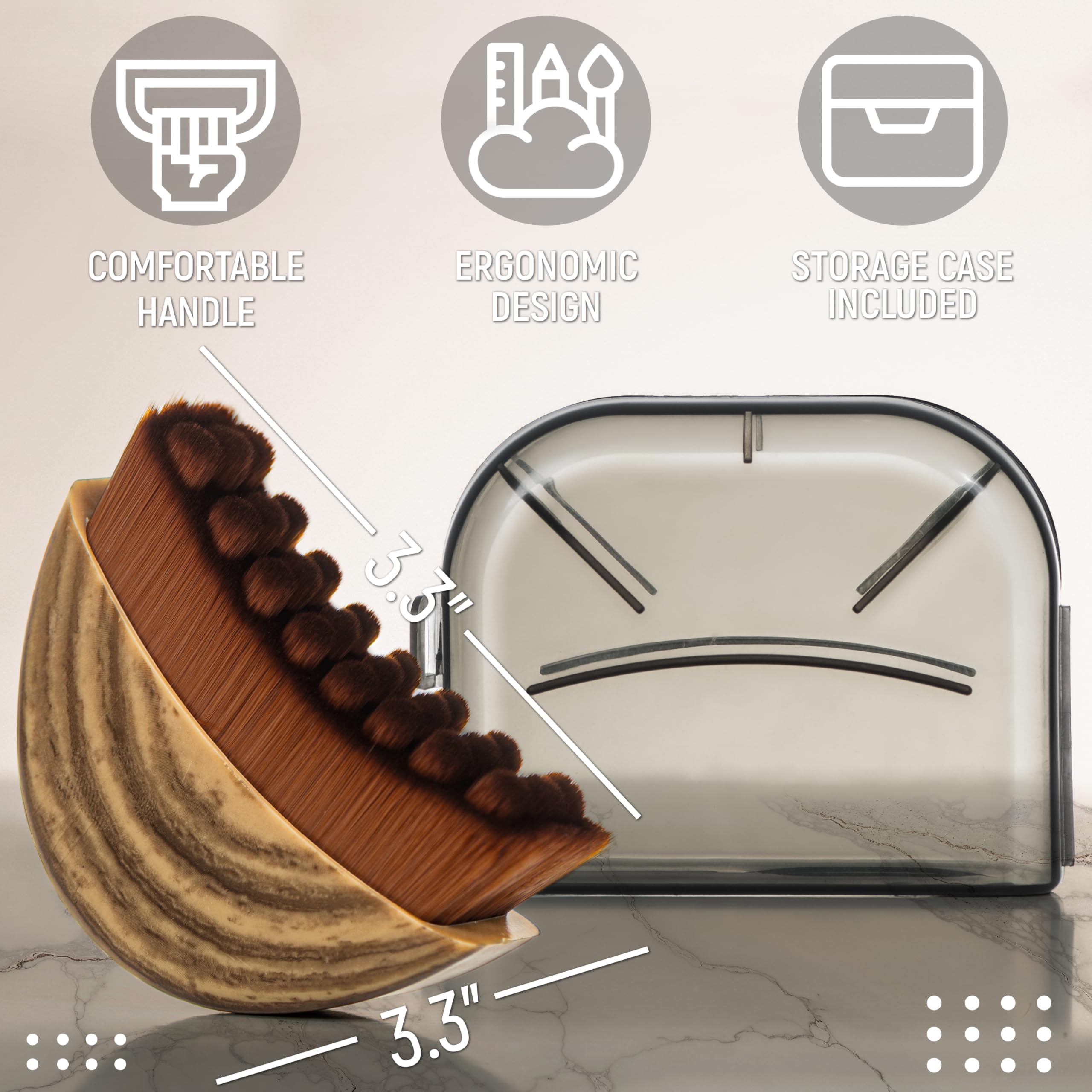 Diseño ligero y compacto mejora la ergonomía durante el masaje facial.