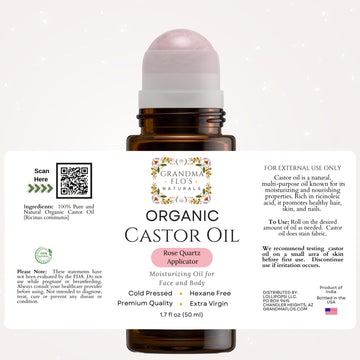 Cooling effect for under-eye care with Grandma Flo's Naturals