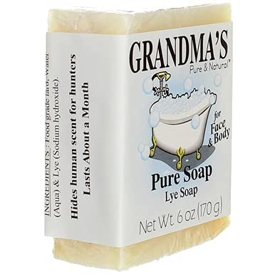 GRANDMA'S PURE & NATURAL jabon lejía, ideal para actividades al aire libre