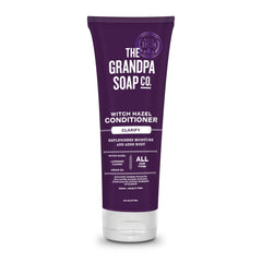 The Grandpa Soap Company acondicionador hamamelis clarificante en botella, cabello suave y limpio.