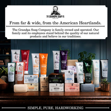 The Grandpa Soap Company uso diario para manos y cuerpo
