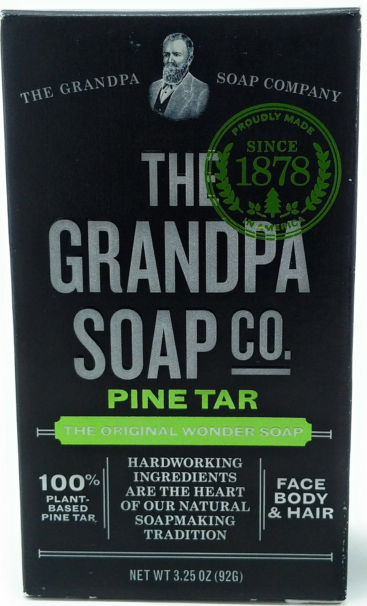 Grandpas Wonder: barra de jabón para baño con aroma natural a pino.