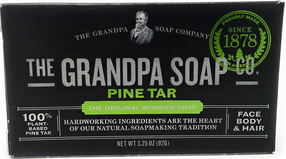 Grandpas Wonder: textura de brea de pino para limpieza suave.