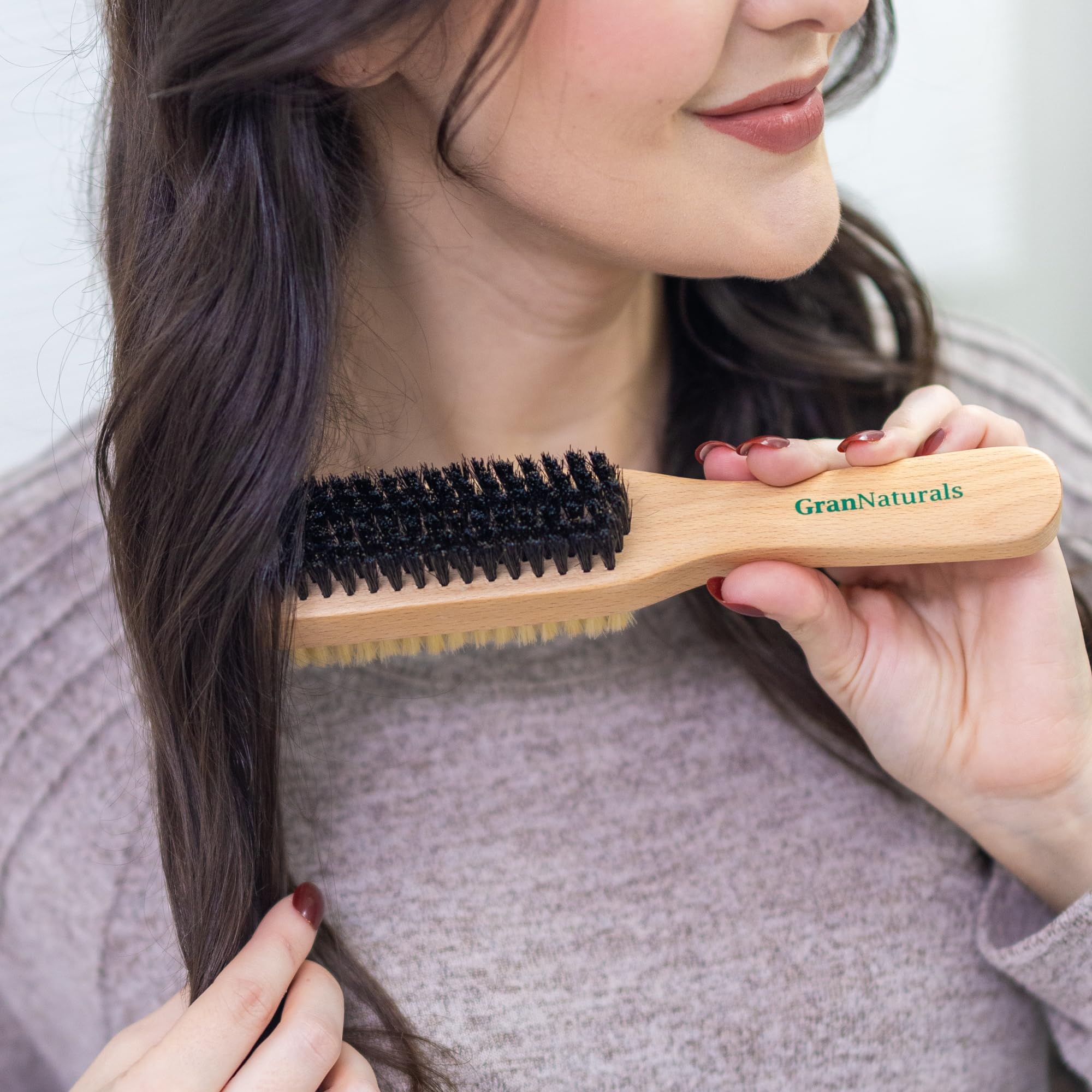 GranNaturals acabado satinado y sujeción para un estilo elegante.