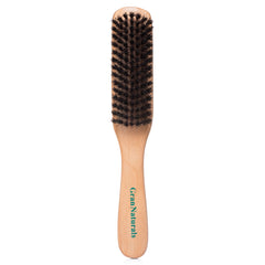 GranNaturals Cepillo cerdas jabalí espalda lisa para control del frizz y acabado pulido