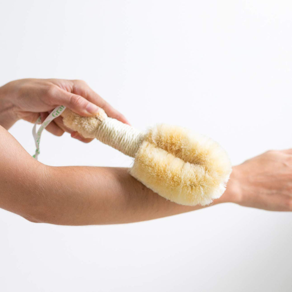 GranNaturals cepillo de sisal para ritual de baño revitalizante