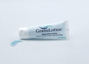 GranuLotion tamaño 0,5 oz ideal para llevar en bolso.