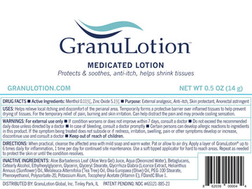 GranuLotion textura cremosa ofrece una aplicación suave y cómoda.