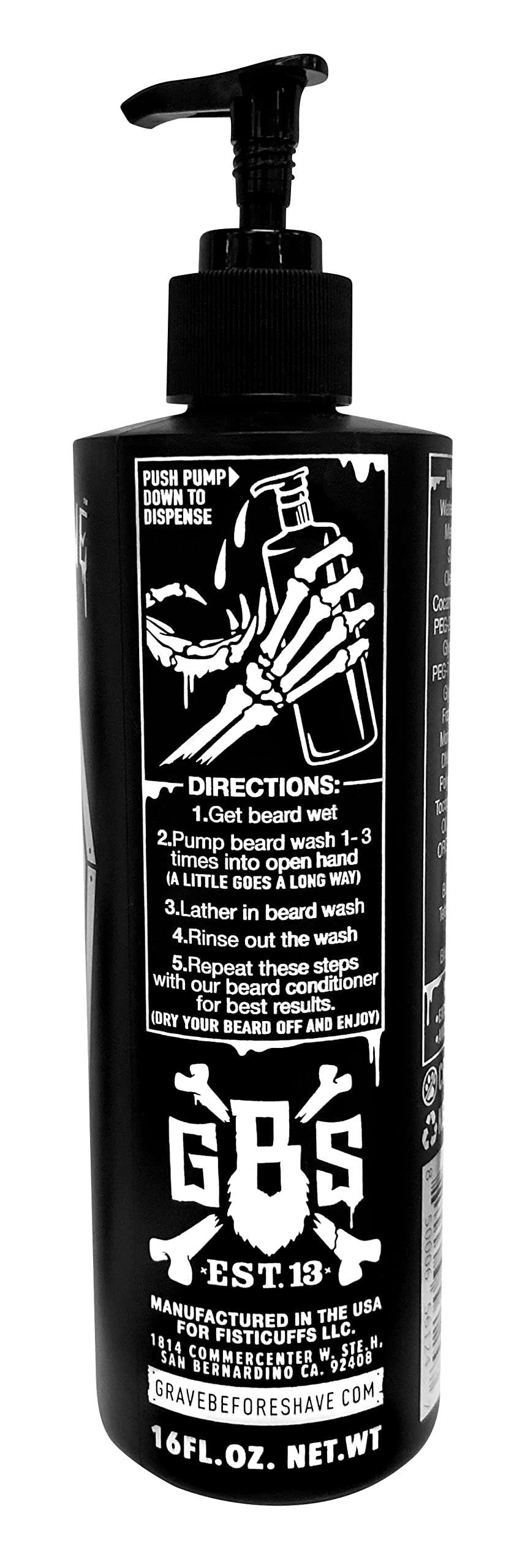 Grave Before Shave aroma masculino en frasco para cuidado diario de la barba
