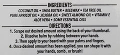GRAVE BEFORE SHAVE: Frasco de bálsamo para barba, textura enriquecida y cuidado diario.
