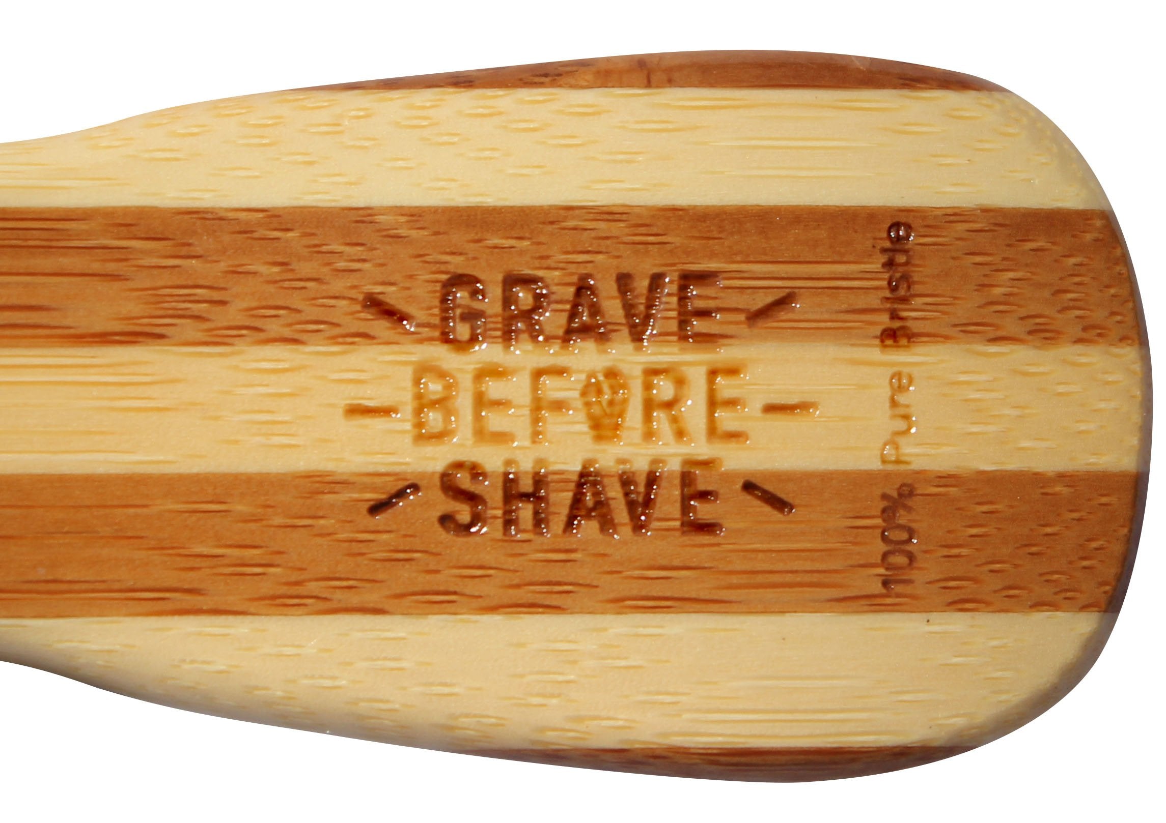 Grave Before Shave cepillo para barba de pelo de jabalí 100%