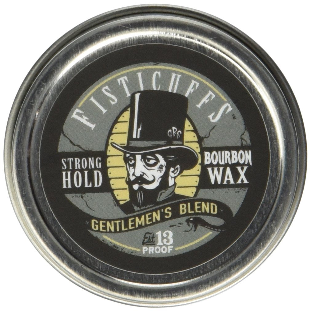 Grave Before Shave Fisticuffs: lata para bigote con fijación duradera.