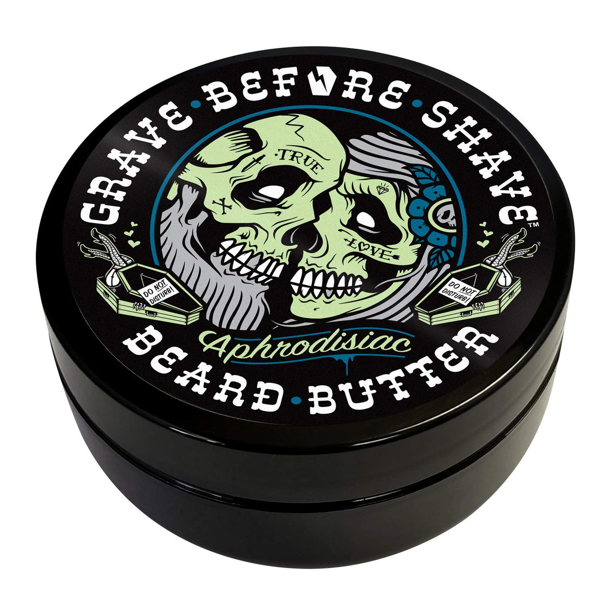 Grave Before Shave mantequilla para barba con cuero y cedro, acondicionamiento profundo
