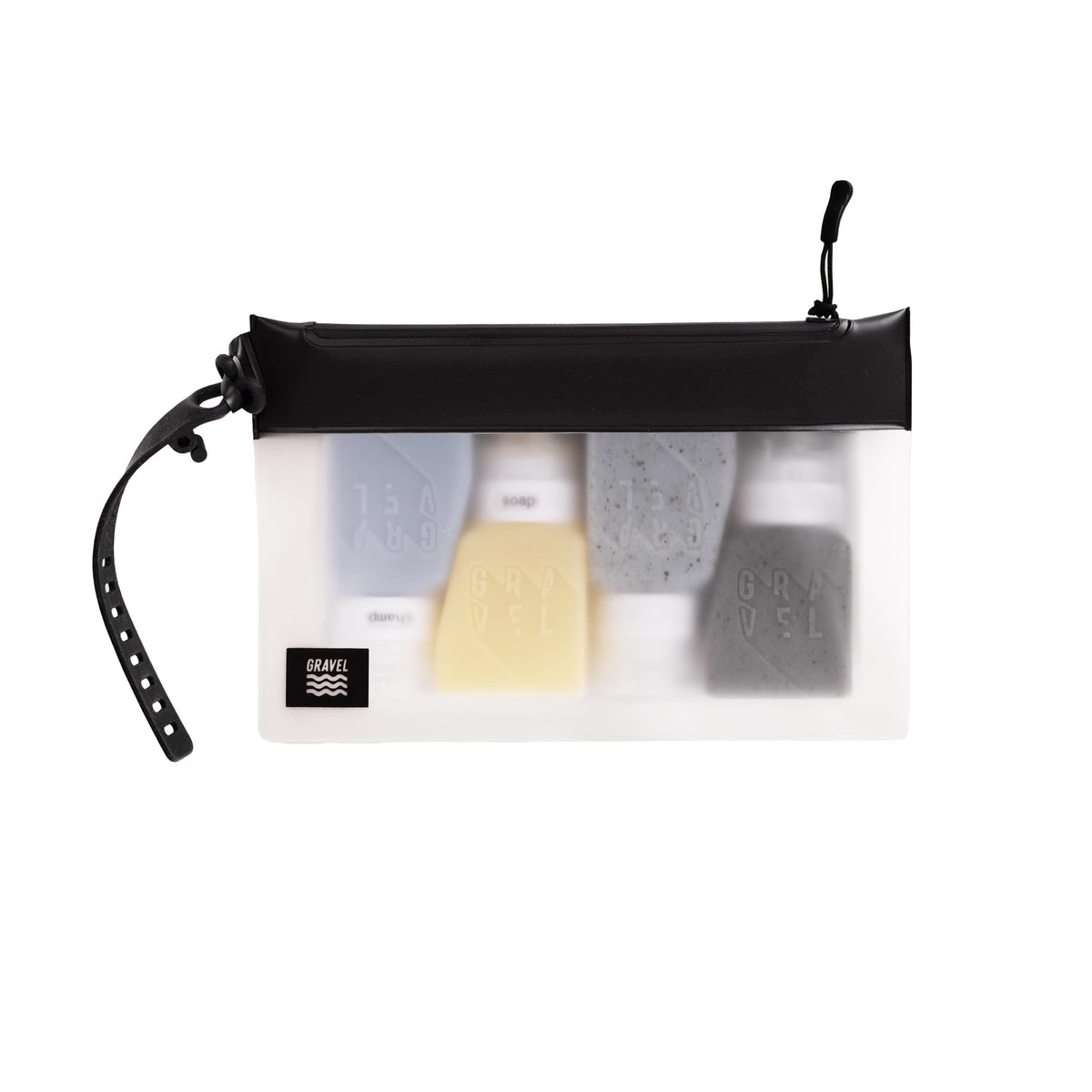 Botellas Gravel para viaje 3oz en set de 4, ideal para aeropuertos