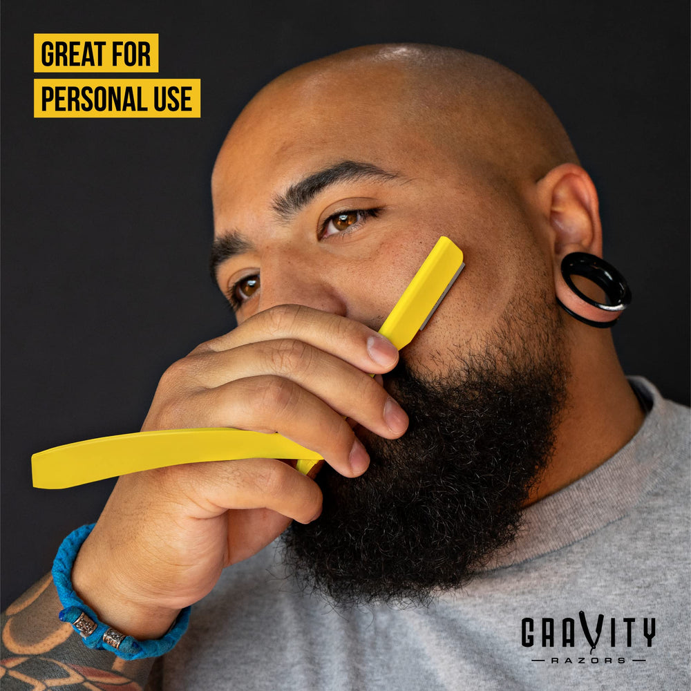 Color amarillo GRAVITY RAZORS para localizar la herramienta fácilmente