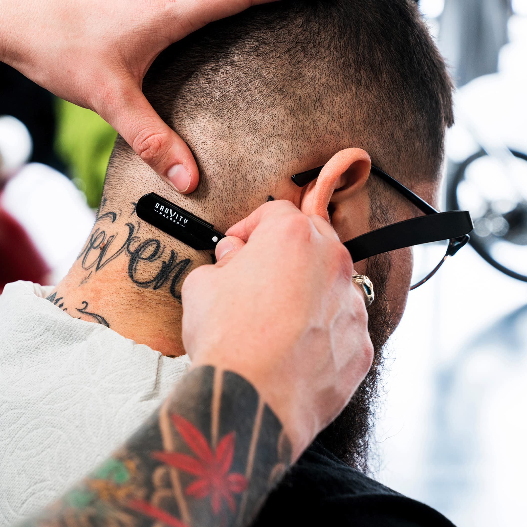 GRAVITY RAZORS mango ligero y ergonómico diseñado para control preciso