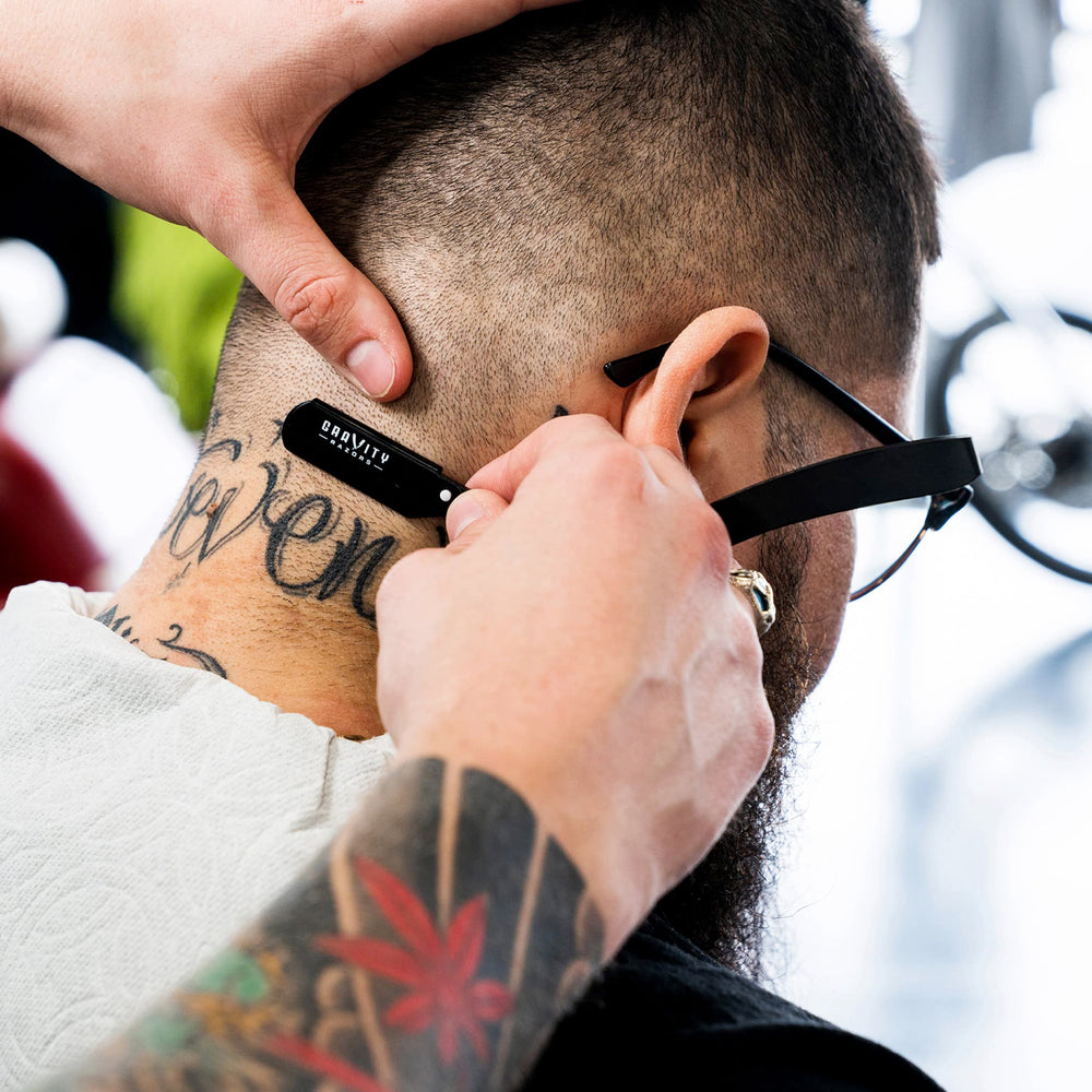 GRAVITY RAZORS mango ligero y ergonómico diseñado para control preciso