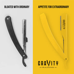 Hoja expuesta 2 mm de GRAVITY RAZORS para ver cada corte