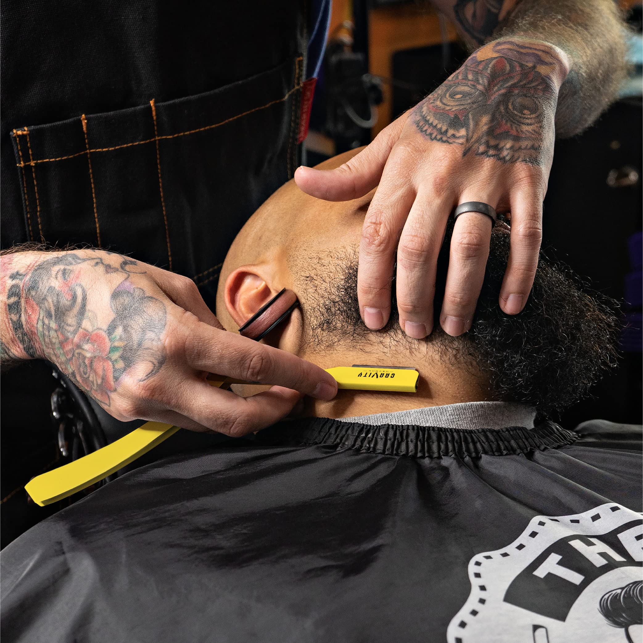 Kit profesional GRAVITY RAZORS con Derby para uso diario seguro