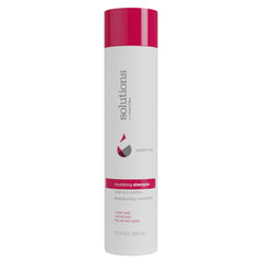 GREAT CLIPS Solutions Champú Nutritivo, botella visible, hidratación suave gracias al argán.