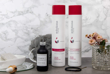 GREAT CLIPS Solutions Champú Nutritivo, fórmula apta para cabello teñido, cuidado del color.